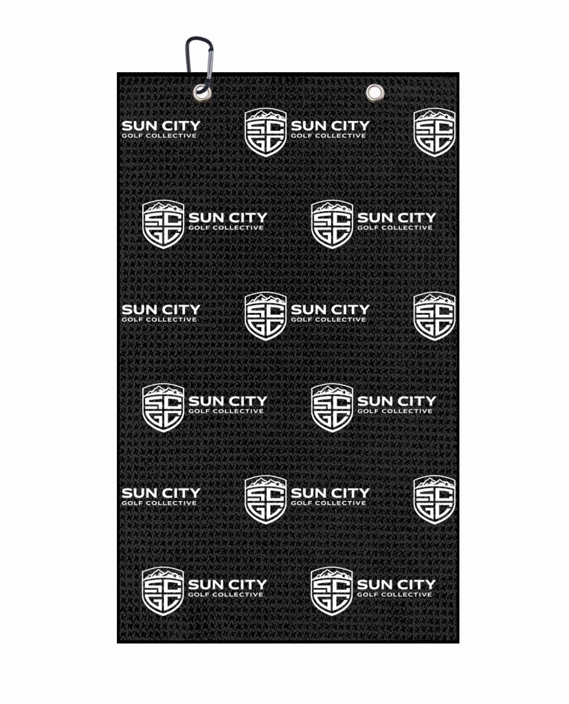 SCGC Player Towel — Black/White